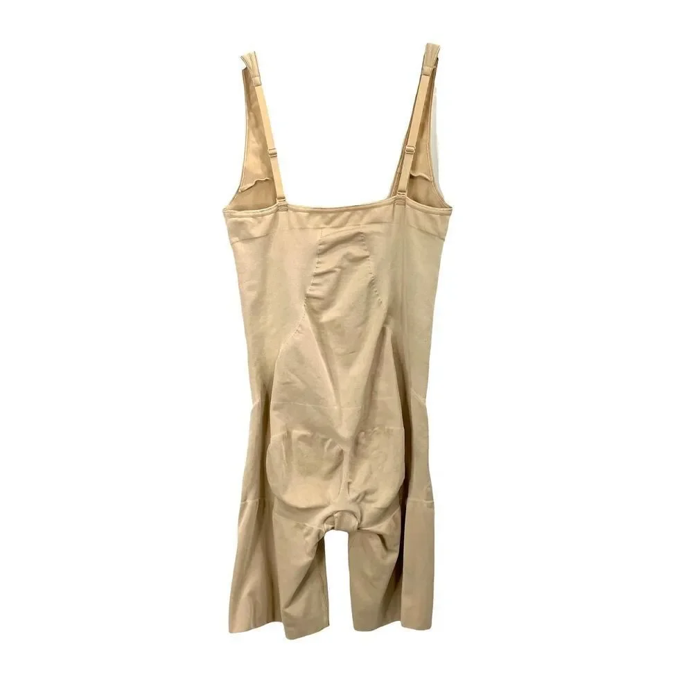 Spanx Assets‎ one piece shapewear bodysuit Sz 1X nude beige